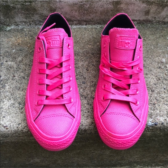 Converse Shoes - Converse All Stars fuchsia pink sneakers 7.5 new